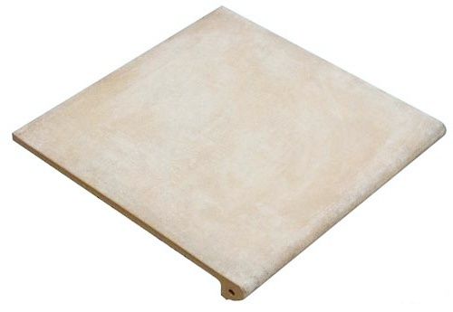 Клинкерная ступень фронтальная Alhamar Blanco Exagres 330x330x30/11 мм